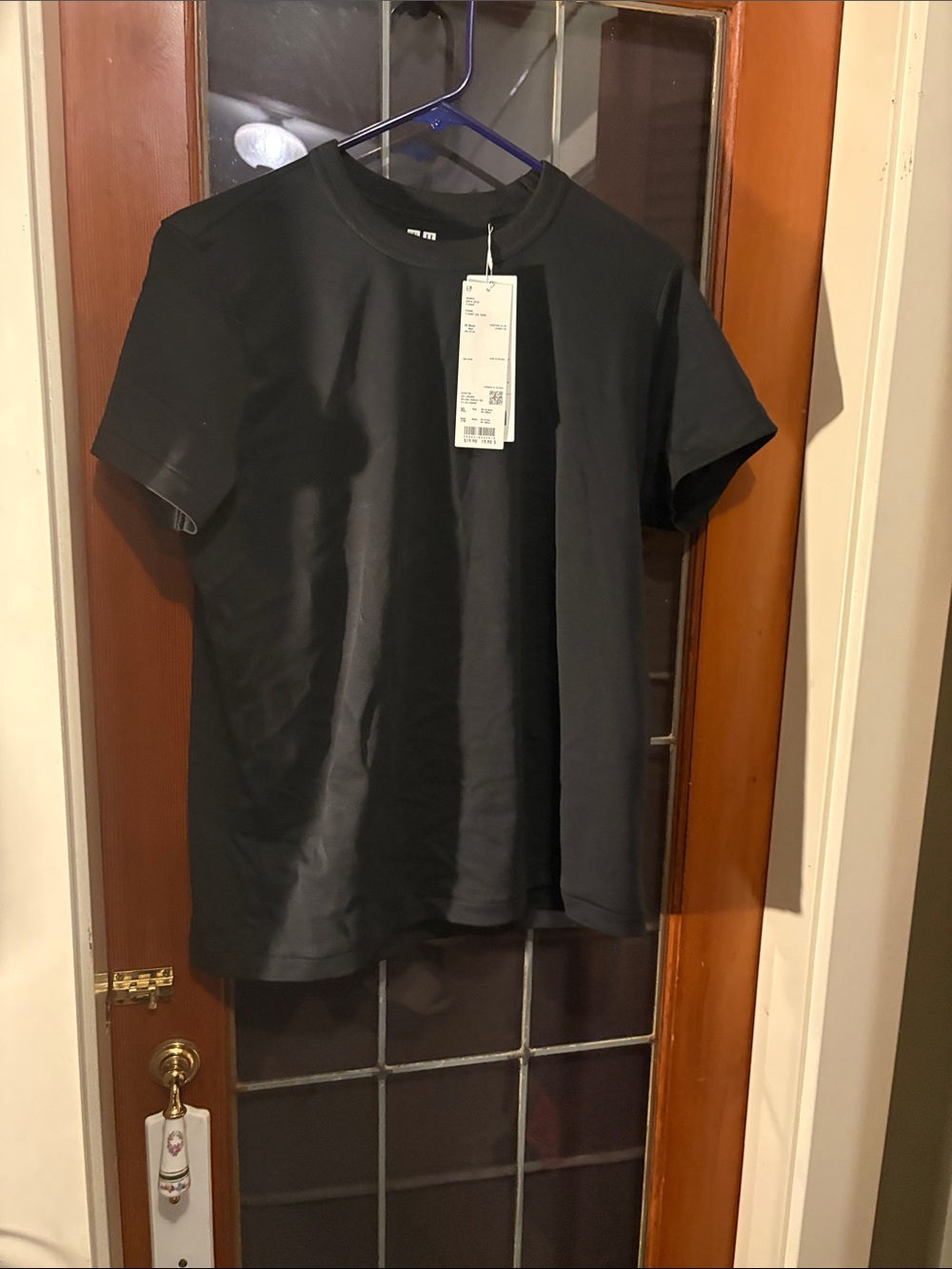 Uniqlo Black Crewneck Short Sleeve Tee